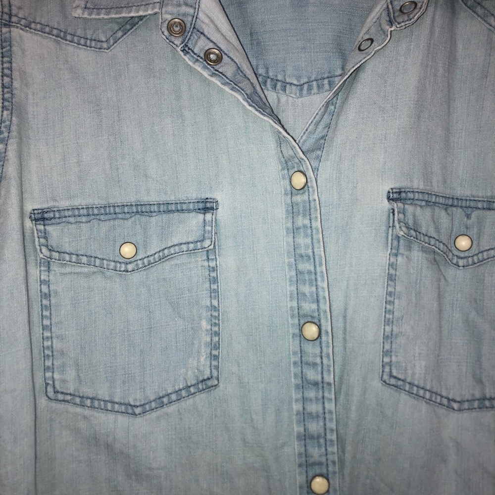 Denim button down - Picture 2 of 4